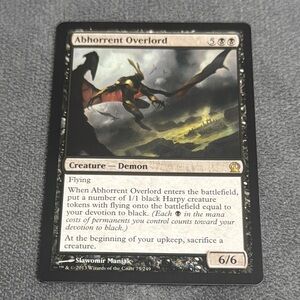 MTG Magic the Gathering Abhorrent Overlord